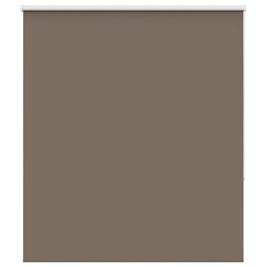 Roller Blind Blackout Coffee 130x130 cm Fabric Width 126.6 cm Polyester