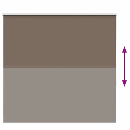 Roller Blind Blackout Coffee 165x130 cm Fabric Width 161.6 cm Polyester