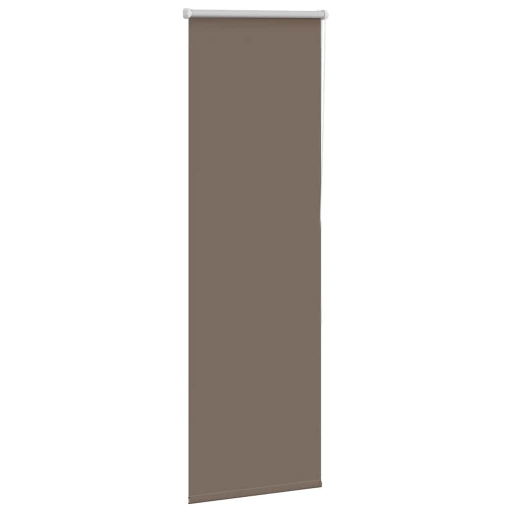 Roller Blind Blackout Coffee 40x150 cm Fabric Width 35.7 cm Polyester