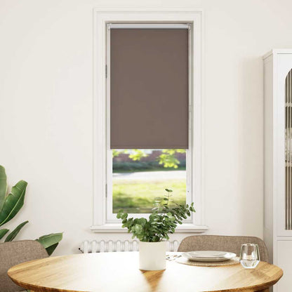 Roller Blind Blackout Coffee 55x150 cm Fabric Width 50.7 cm Polyester