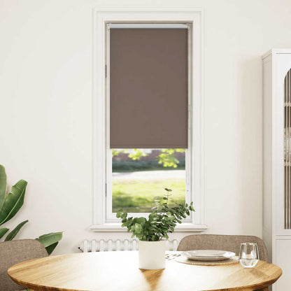 Roller Blind Blackout Coffee 60x150 cm Fabric Width 55.7 cm