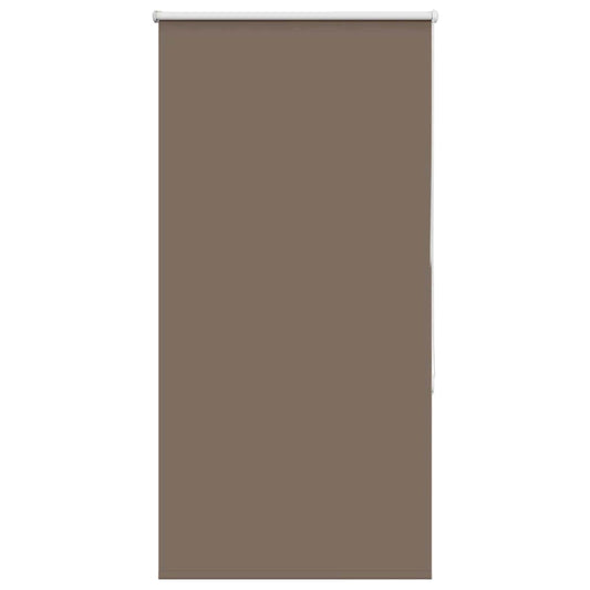 Roller Blind Blackout Coffee 80x150 cm Fabric Width 75.7 cm Polyester