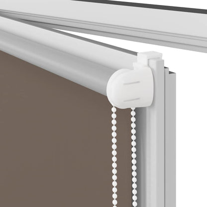 Roller Blind Blackout Coffee 90x150 cm Fabric Width 85.7 cm