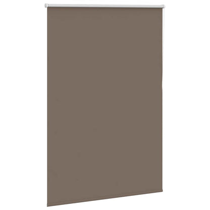 Roller Blind Blackout Coffee 100x150 cm Fabric Width 95.7 cm Polyester