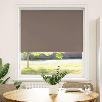 Roller Blind Blackout Coffee 105x150 cm Fabric Width 100.7 cm