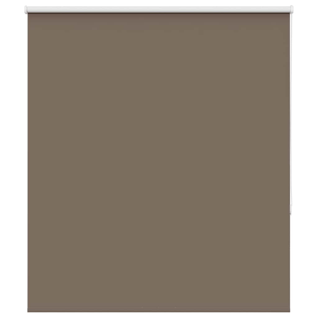 Roller Blind Blackout Coffee 120x150 cm Fabric Width 116.6 cm Polyester