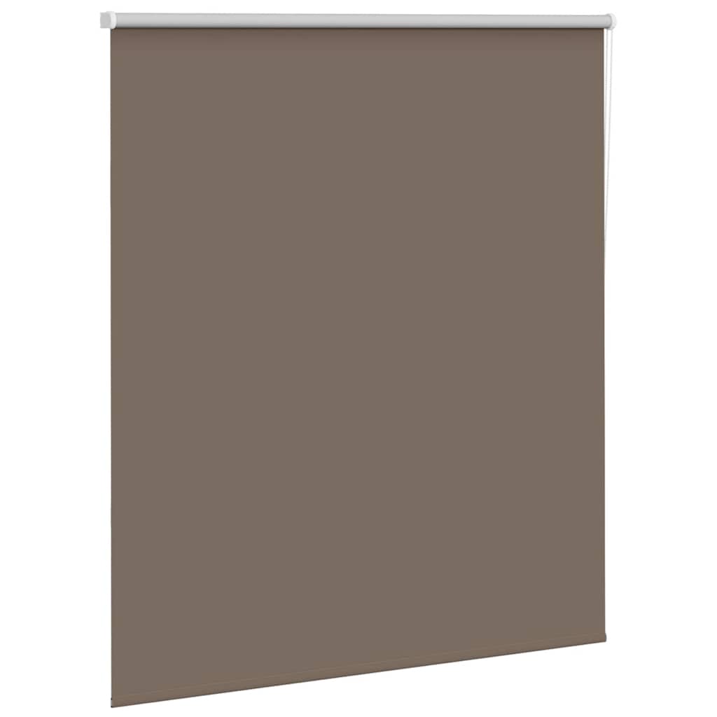 Roller Blind Blackout Coffee 120x150 cm Fabric Width 116.6 cm Polyester