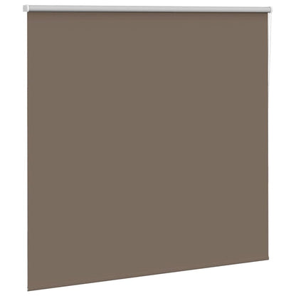 Roller Blind Blackout Coffee 150x150 cm Fabric Width 146.6 cm Polyester