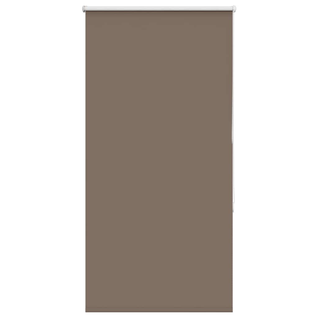 Roller Blind Blackout Coffee 80x175 cm Fabric Width 75.7 cm Polyester