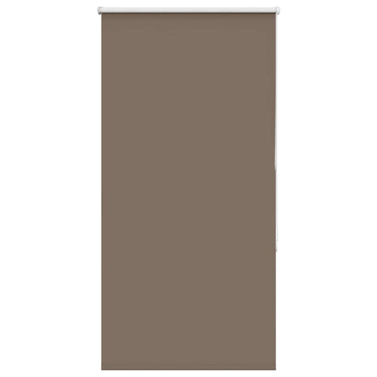 Roller Blind Blackout Coffee 80x175 cm Fabric Width 75.7 cm Polyester