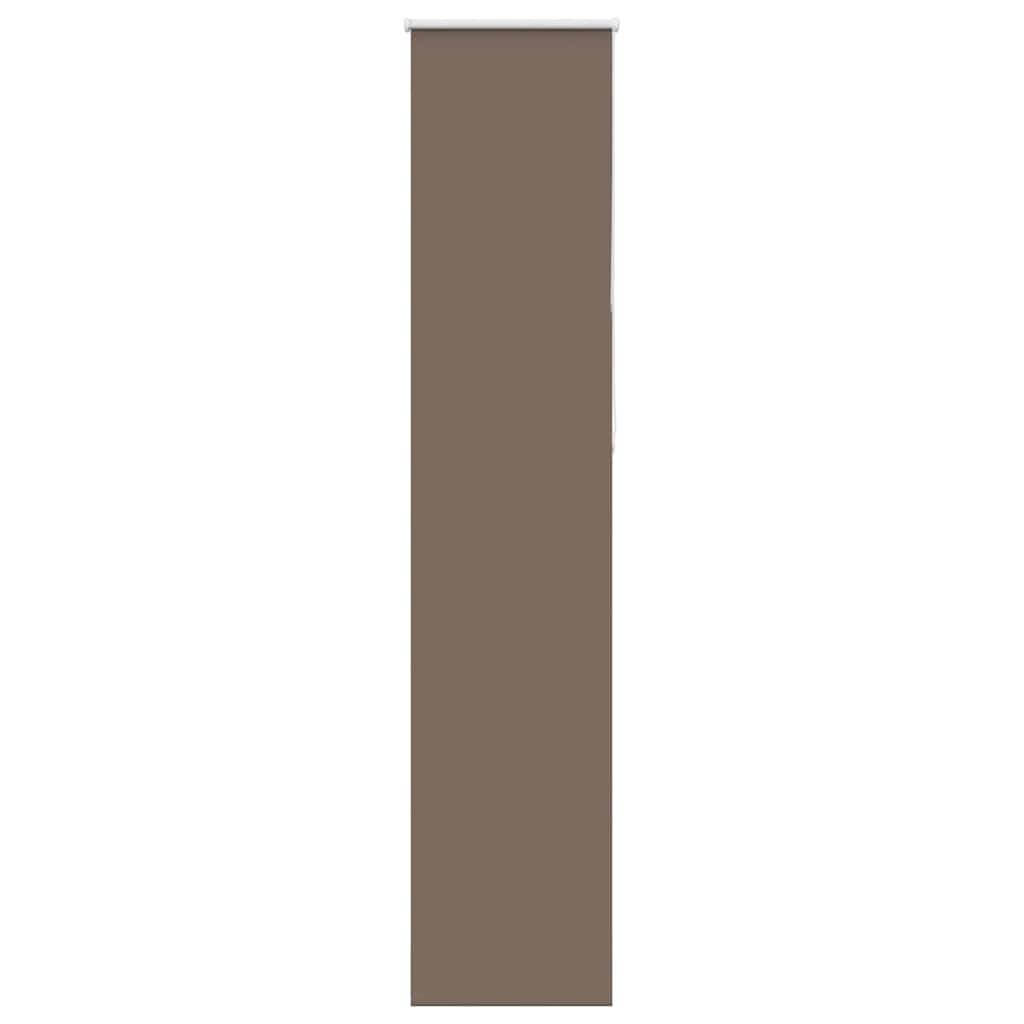 Roller Blind Blackout Coffee 40x210 cm Fabric Width 35.7 cm Polyester