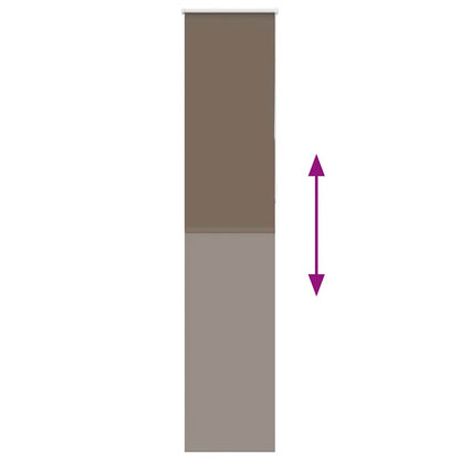 Roller Blind Blackout Coffee 40x210 cm Fabric Width 35.7 cm Polyester