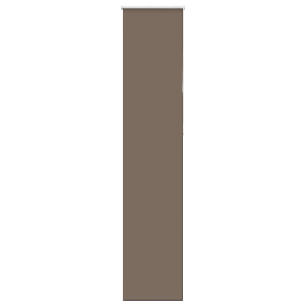 Roller Blind Blackout Coffee 55x210 cm Fabric Width 50.7 cm Polyester
