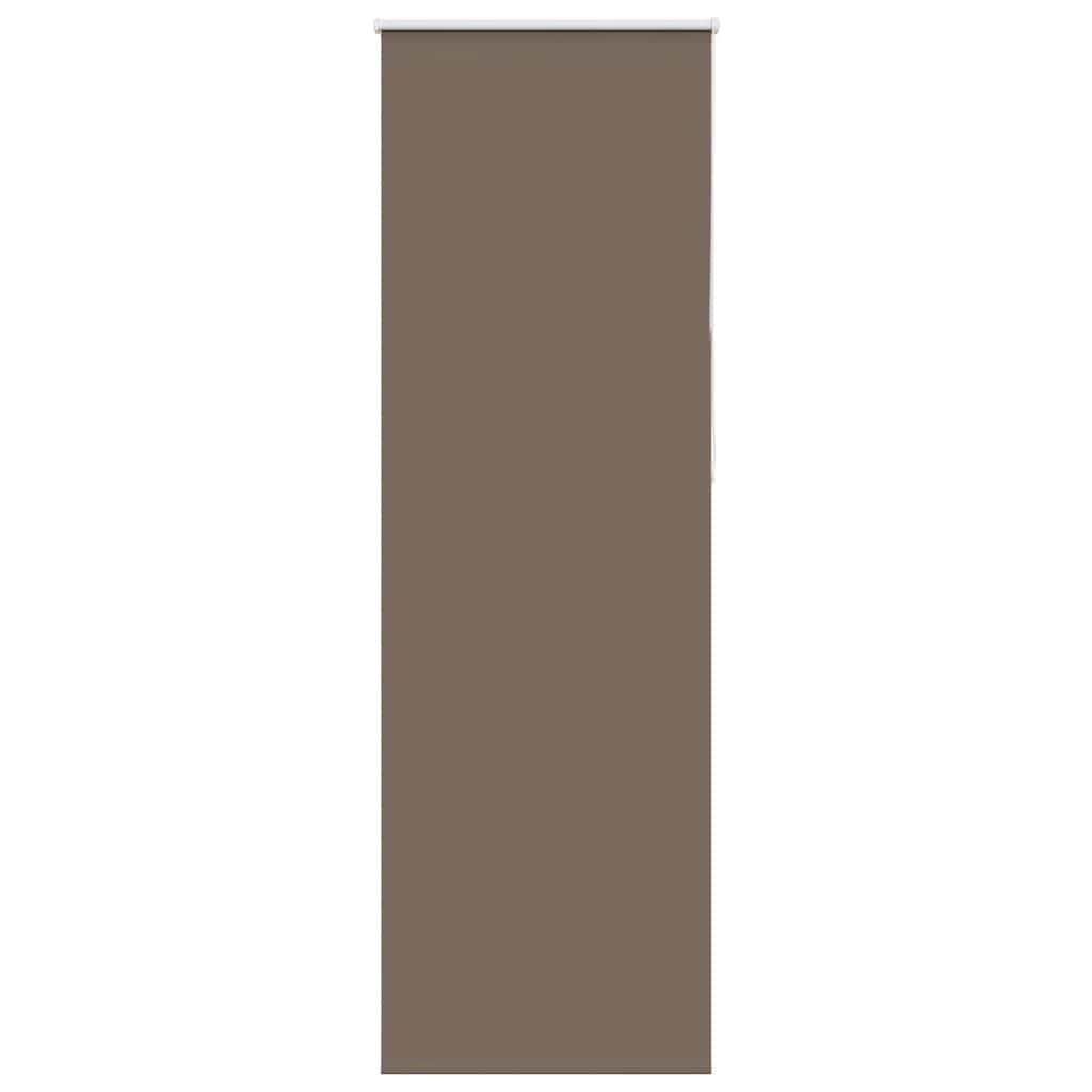 Roller Blind Blackout Coffee 85x210 cm Fabric Width 80.7 cm Polyester