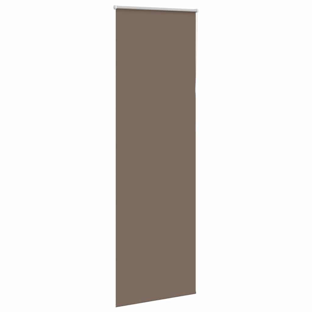 Roller Blind Blackout Coffee 85x210 cm Fabric Width 80.7 cm Polyester