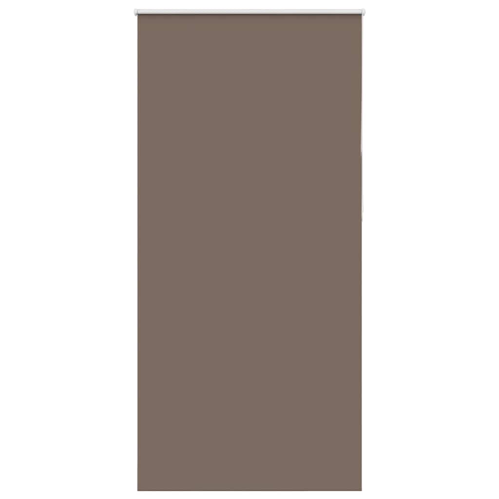 Roller Blind Blackout Coffee 115x210 cm Fabric Width 110.7 cm Polyester