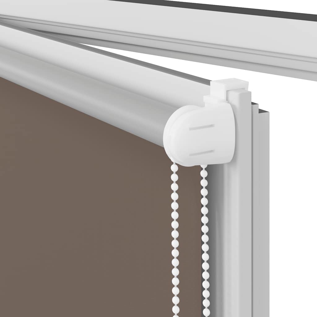 Roller Blind Blackout Coffee 70x230 cm Fabric Width 65.7 cm