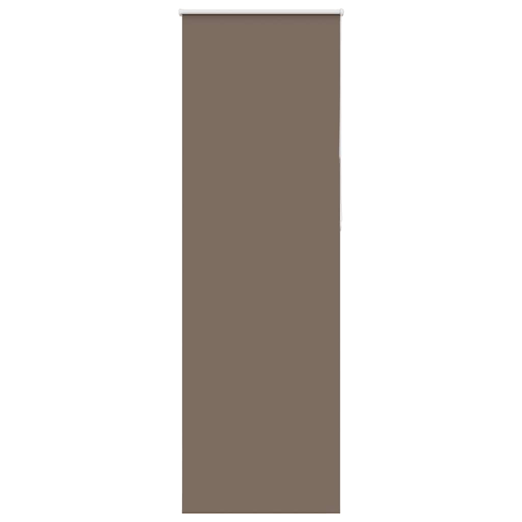 Roller Blind Blackout Coffee 85x230 cm Fabric Width 80,7 cm Polyester