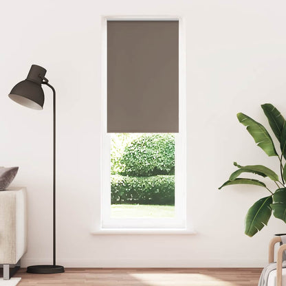 Roller Blind Blackout Coffee 85x230 cm Fabric Width 80,7 cm Polyester