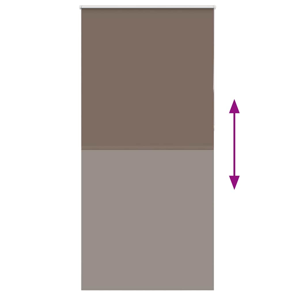Roller Blind Blackout Coffee 90x230 cm Fabric Width 85.7 cm
