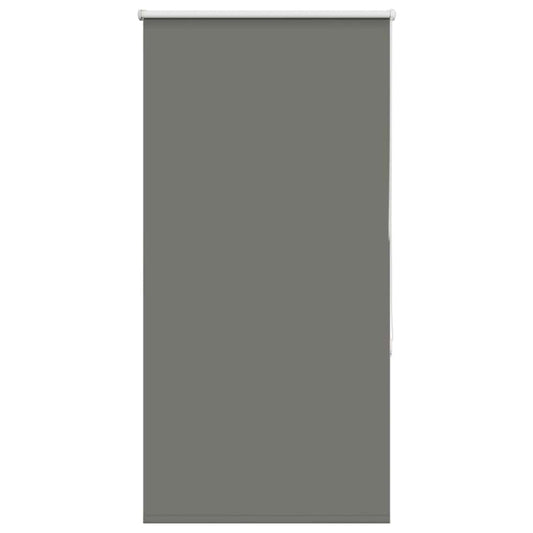 Roller Blind Blackout Grey 80x130 cm Fabric Width 75.7 cm Polyester