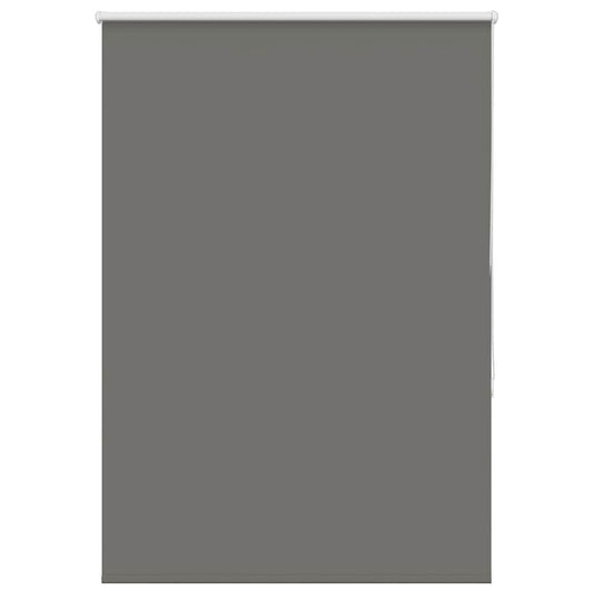Roller Blind Blackout Grey 90x130 cm Fabric Width 85.7 cm Polyester