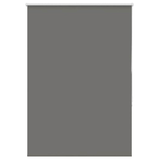 Roller Blind Blackout Grey 100x130 cm Fabric Width 95.7 cm Polyester
