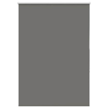 Roller Blind Blackout Grey 110x130 cm Fabric Width 105.7 cm Polyester