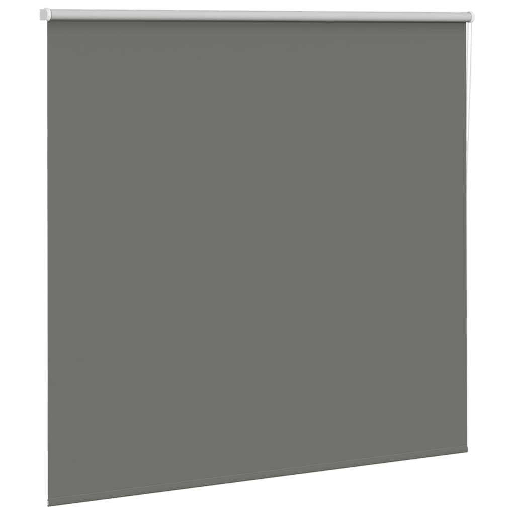 Roller Blind Blackout Grey 150x130 cm Fabric Width 146.6 cm Polyester