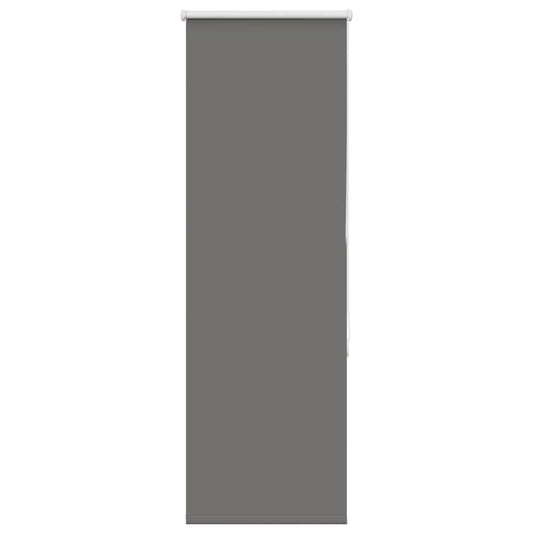 Roller Blind Blackout Grey 40x150 cm Fabric Width 35.7 cm Polyester