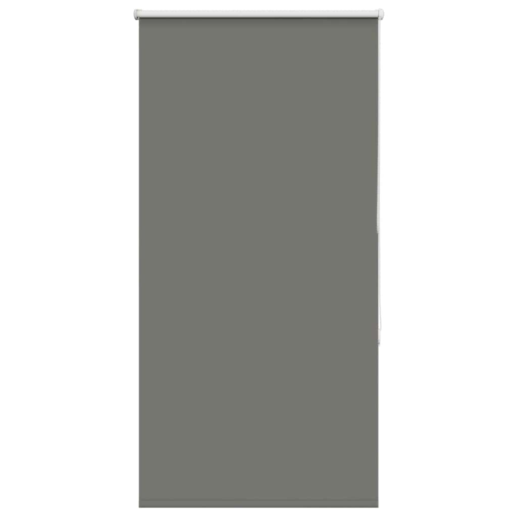 Roller Blind Blackout Grey 85x150 cm Fabric Width 80.7 cm Polyester