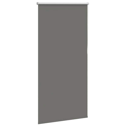 Roller Blind Blackout Grey 85x150 cm Fabric Width 80.7 cm Polyester