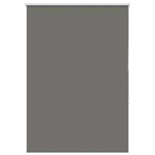 Roller Blind Blackout Grey 100x150 cm Fabric Width 95.7 cm Polyester