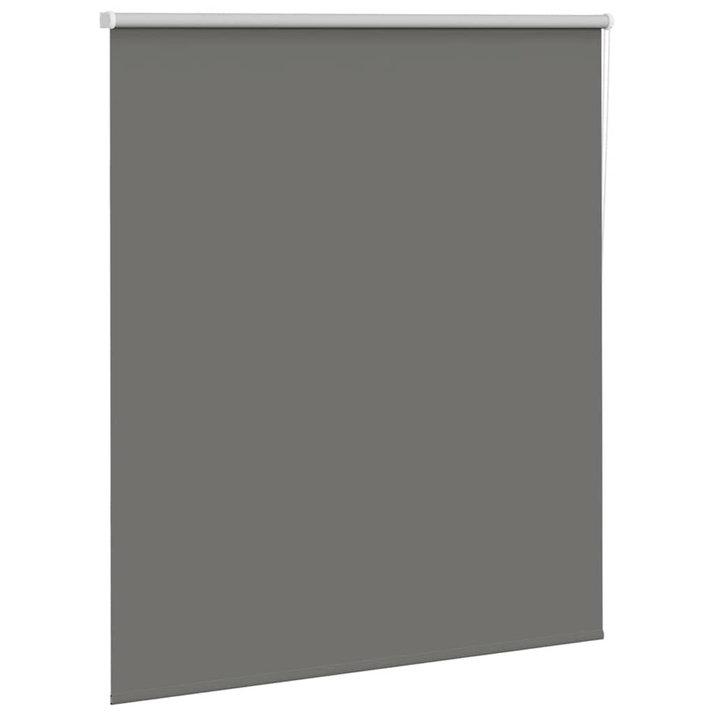 Roller Blind Blackout Grey 120x150 cm Fabric Width 116.6 cm Polyester