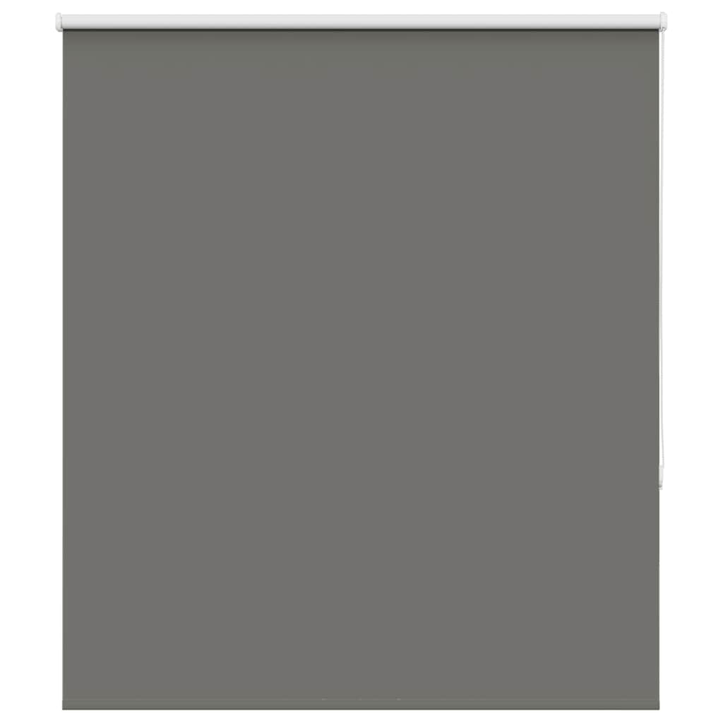 Roller Blind Blackout Grey 130x150 cm Fabric Width 126.6 cm Polyester