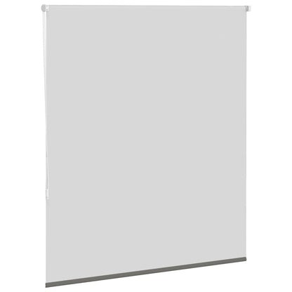Roller Blind Blackout Grey 130x150 cm Fabric Width 126.6 cm Polyester