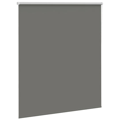 Roller Blind Blackout Grey 140x150 cm Fabric Width 136.6 cm Polyester