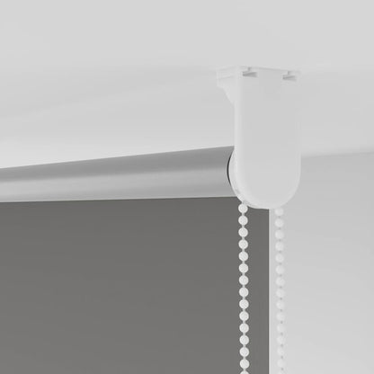 Roller Blind Blackout Grey 140x150 cm Fabric Width 136.6 cm
