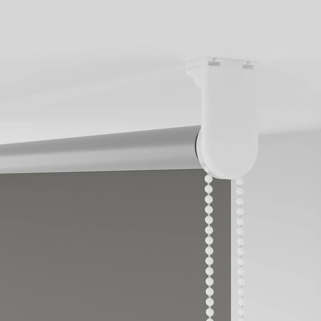 Roller Blind Blackout Grey 160x150 cm Fabric Width 156.6 cm