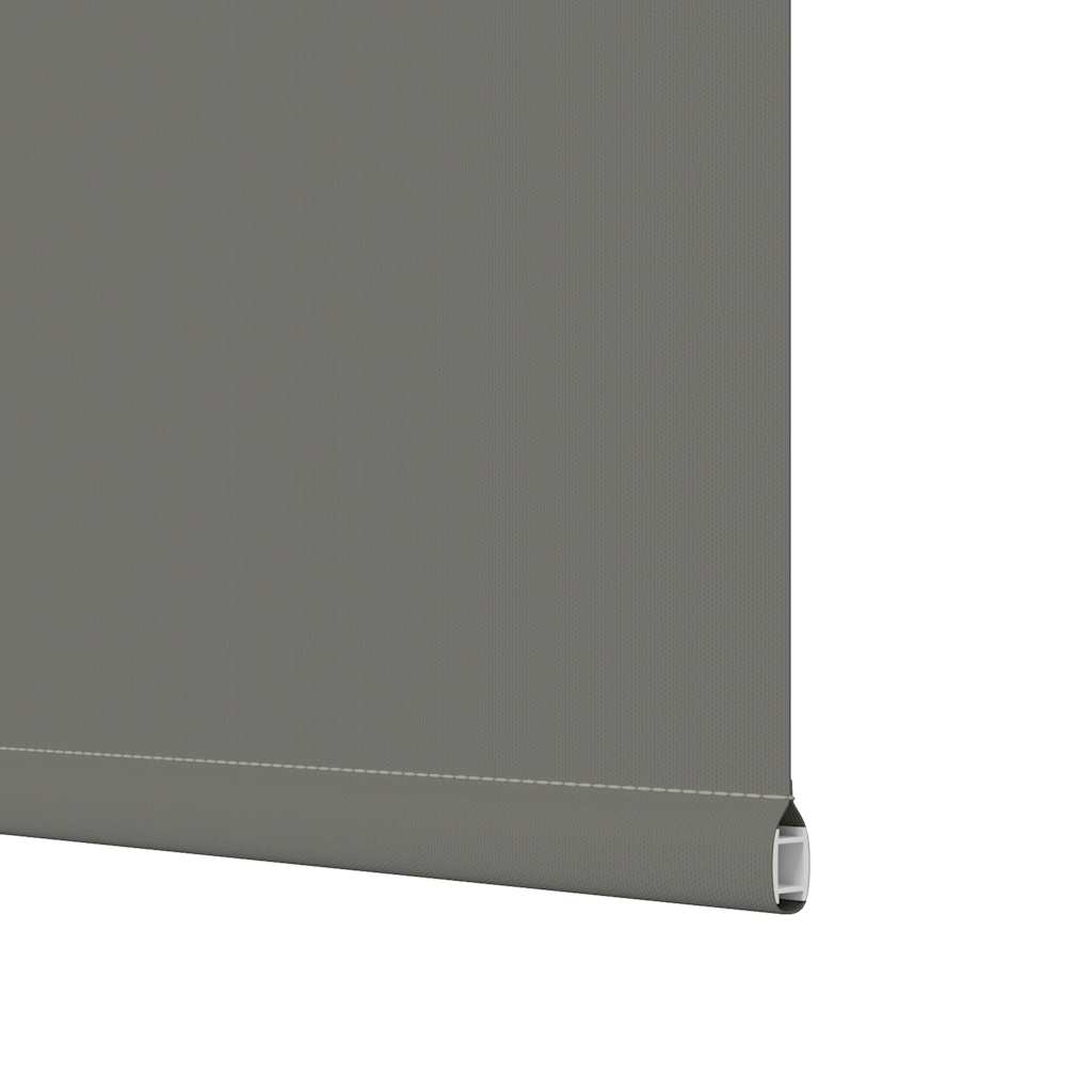 Roller Blind Blackout Grey 160x150 cm Fabric Width 156.6 cm