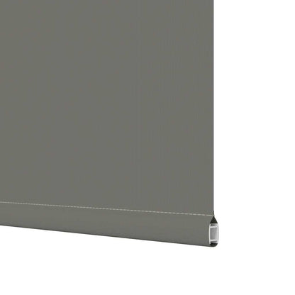 Roller Blind Blackout Grey 160x150 cm Fabric Width 156.6 cm