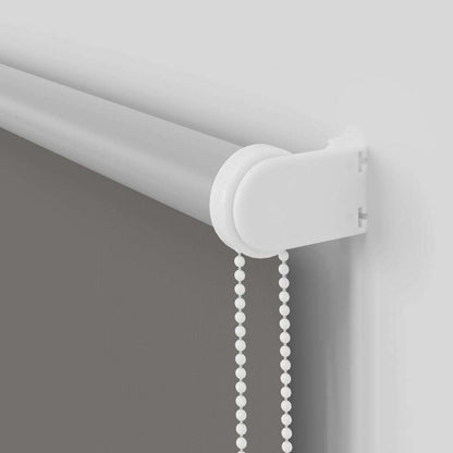 Roller Blind Blackout Grey 165x150 cm Fabric Width 161.6 cm Polyester