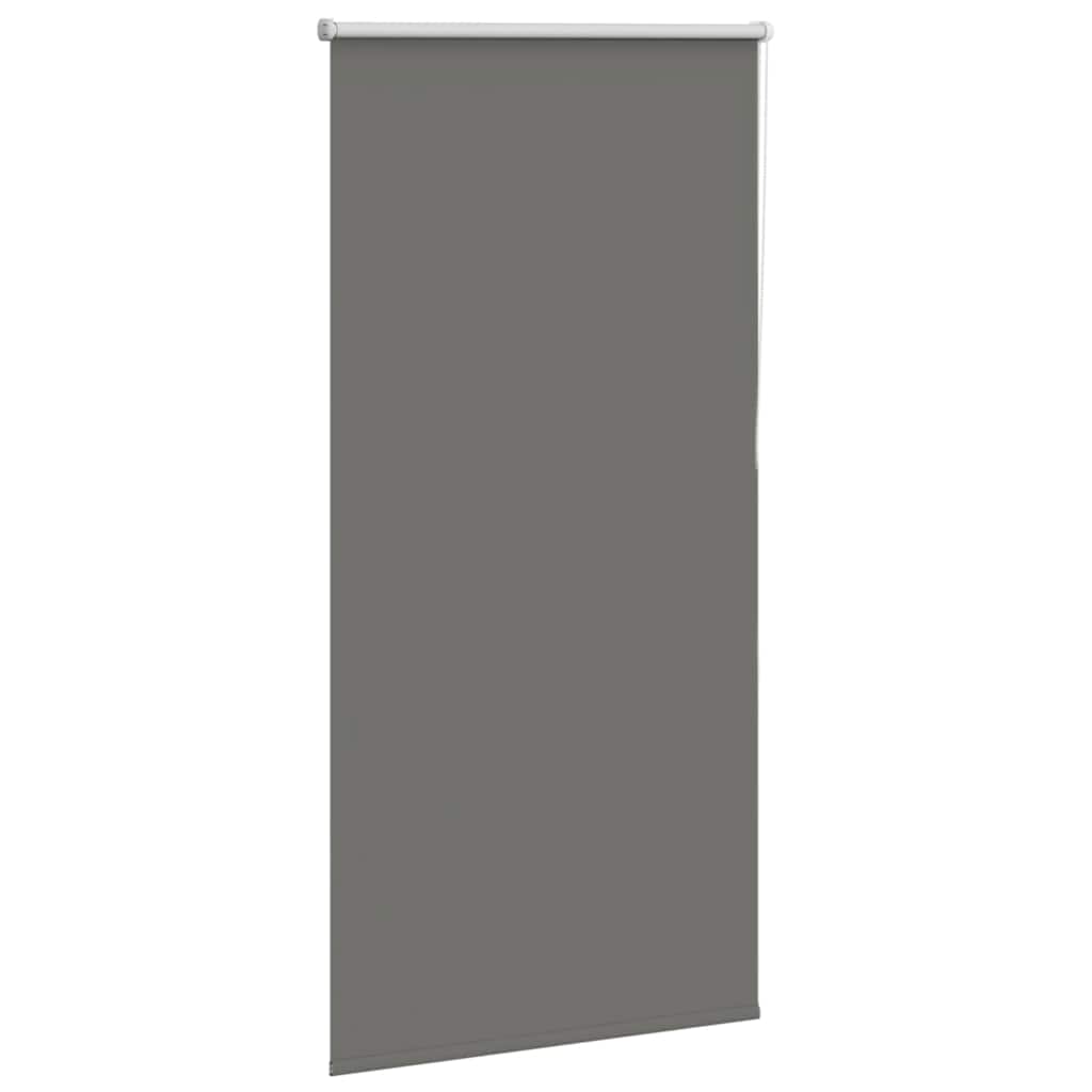 Roller Blind Blackout Grey 75x175 cm Fabric Width 70.7 cm Polyester