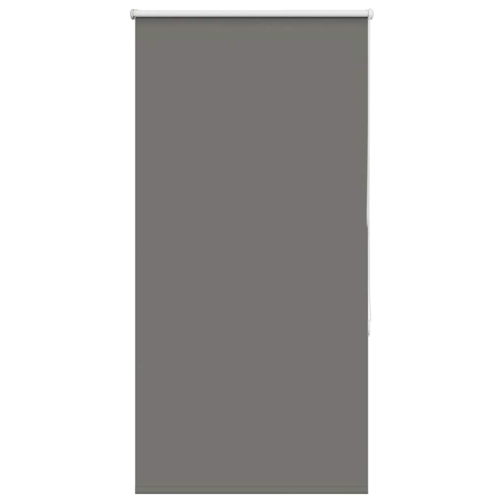 Roller Blind Blackout Grey 85x175 cm Fabric Width 80.7 cm Polyester