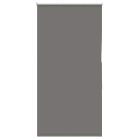 Roller Blind Blackout Grey 85x175 cm Fabric Width 80.7 cm Polyester