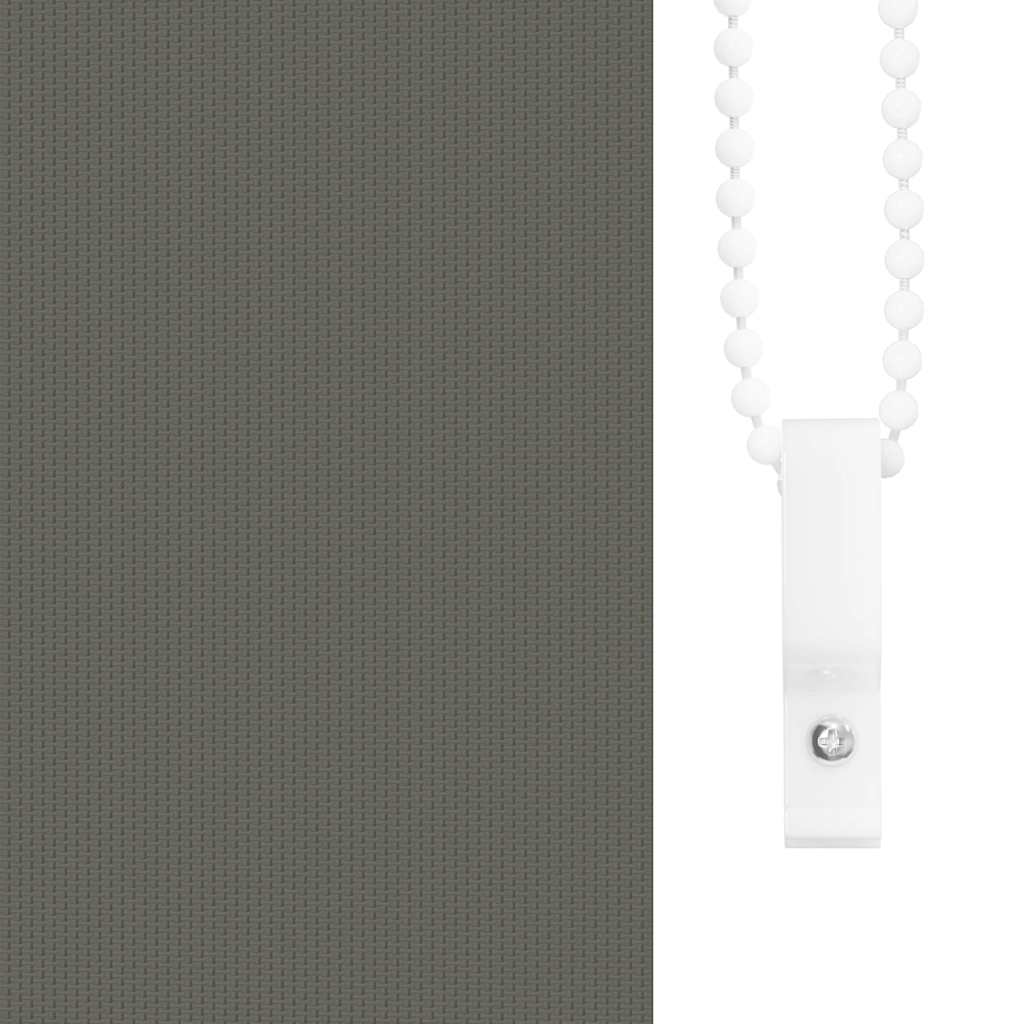 Roller Blind Blackout Grey 95x175 cm Fabric Width 90,7 cm Polyester