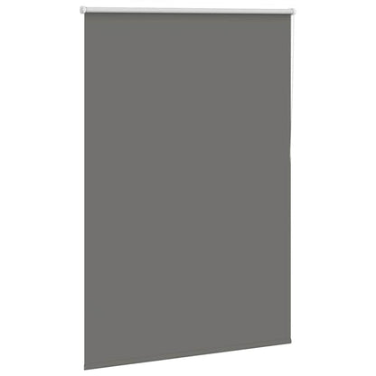 Roller Blind Blackout Grey 105x175 cm Fabric Width 100.7 cm Polyester