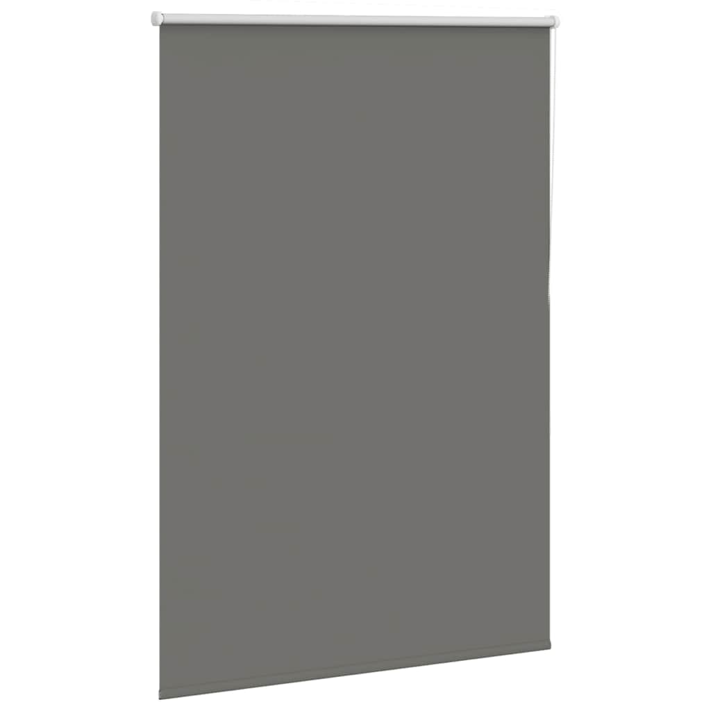 Roller Blind Blackout Grey 110x175 cm Fabric Width 105.7 cm Polyester