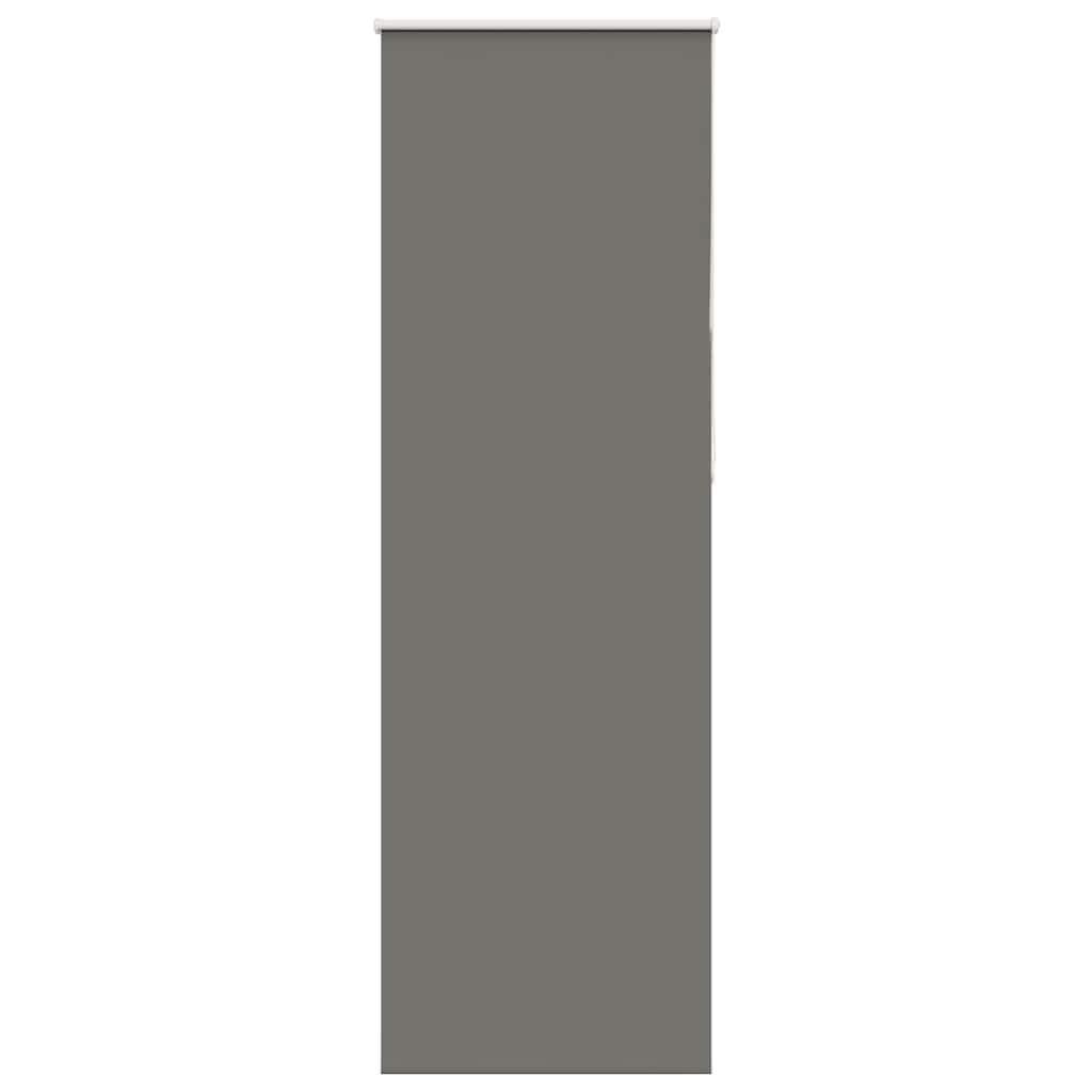 Roller Blind Blackout Grey 65x210 cm Fabric Width 60.7 cm Polyester