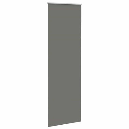 Roller Blind Blackout Grey 70x210 cm Fabric Width 65.7 cm Polyester